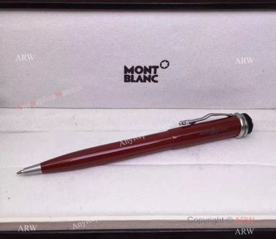 Montblanc Heritage Rouge Et Noir Red Ballpoint Mont Blanc Pen Replica For Sale